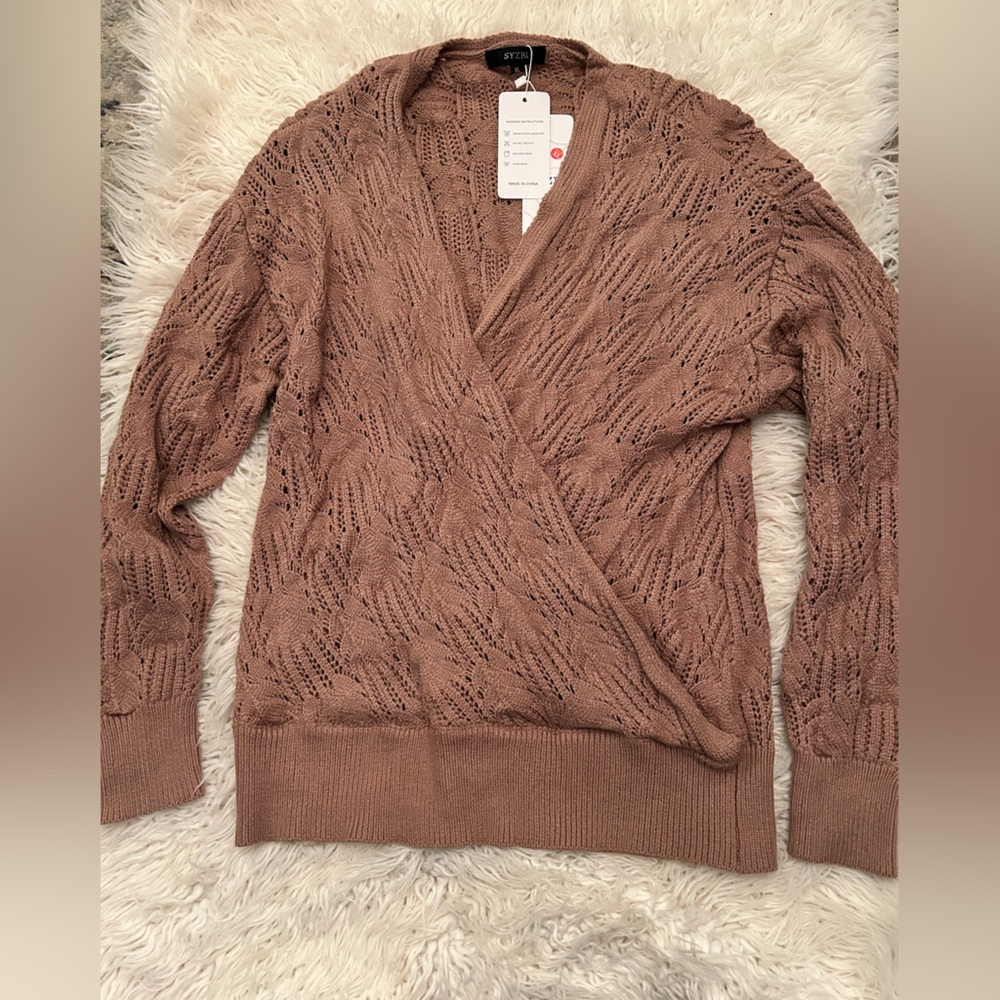 Brown Knit Sweater